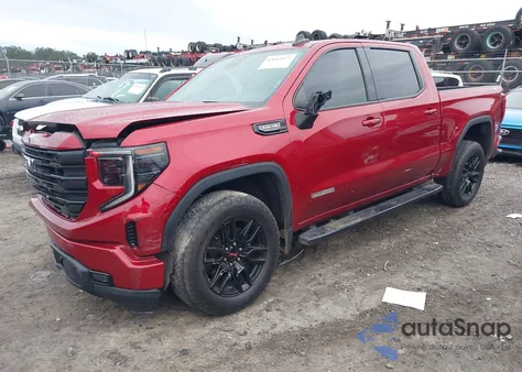 2022 GMC Sierra 1500 4Wd Short Box Elevation from USA, damaged, VIN 1GTUUCED7NZ560975